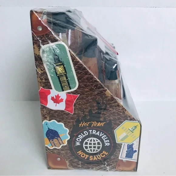 Hot Ticket World Traveler Hot Sauce Gift Set, 15-Pack Assorted Sauces - Picture 7 of 8